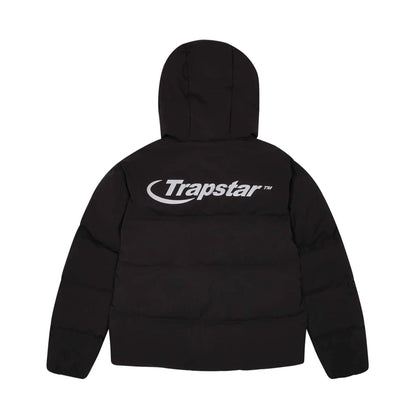 Trapstar Hyperdrive Technical Puffer - Black/Reflective - Kick Game