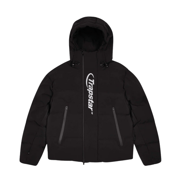 Trapstar Hyperdrive Technical Puffer - Black/Reflective — Kick Game