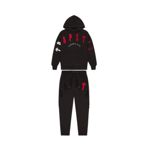 Trapstar Irongate Arch Chenille 2.0 Tracksuit - Black/Red