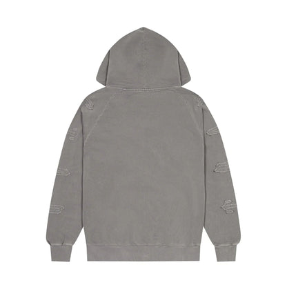 Trapstar Irongate Patchwork Zip Hoodie Tracksuit - Steel Grey - Kick Game