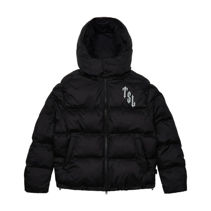 Trapstar Shooters Hooded Puffer Jacket - Black/Reflective - Kick Game