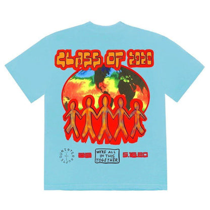 Cactus Jack by Travis Scott Class Of 2020 T-Shirt 'Sky' - Kick Game