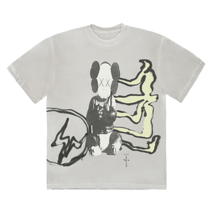 Travis Scott Cactus Jack + Kaws For Kaws Tee 'Aged Yellow'
