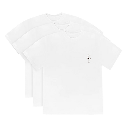 Cactus Jack by Travis Scott CJ Tee 3-Pack 'White' - Kick Game