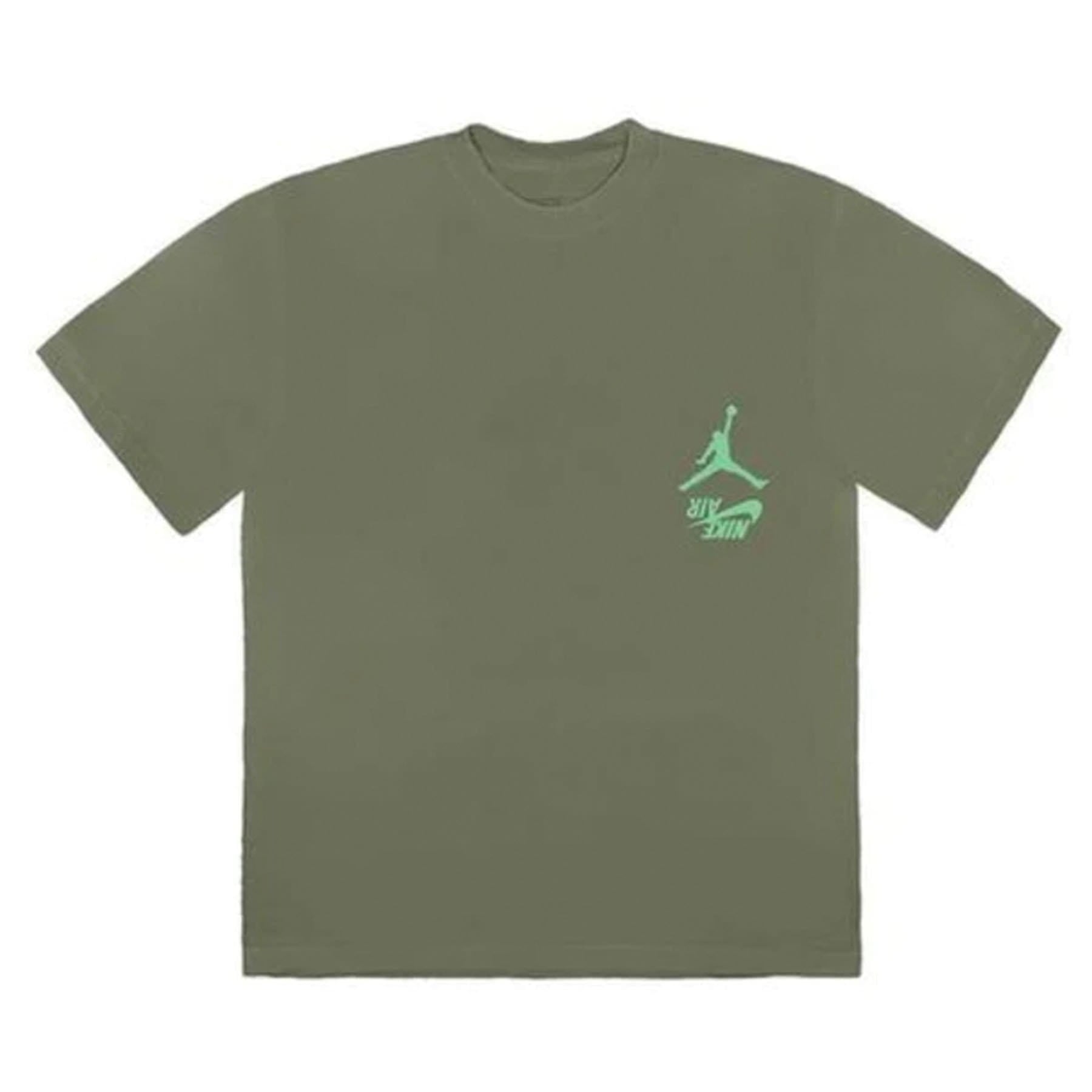 Travis Scott Jordan Cactus Jack Highest T-Shirt Olive - Kick Game
