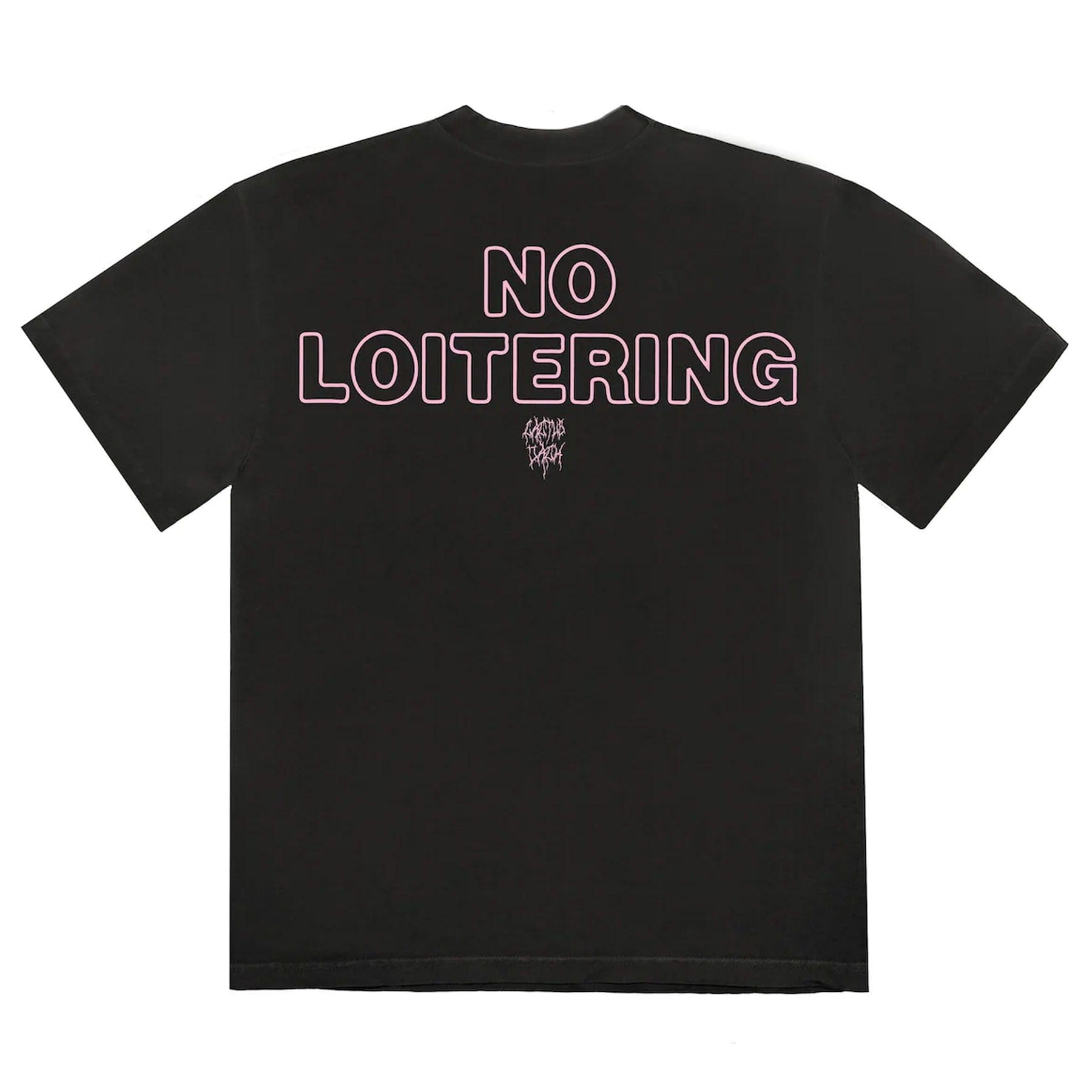 Cactus Jack by Travis Scott No Loitering T-Shirt 'Black' - Kick Game