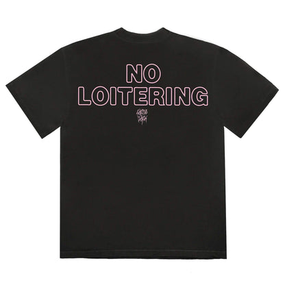 Cactus Jack by Travis Scott No Loitering T-Shirt 'Black' - Kick Game