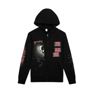 Travis Scott Summer Run 2023 Zip-Up Hoodie - Black (London)