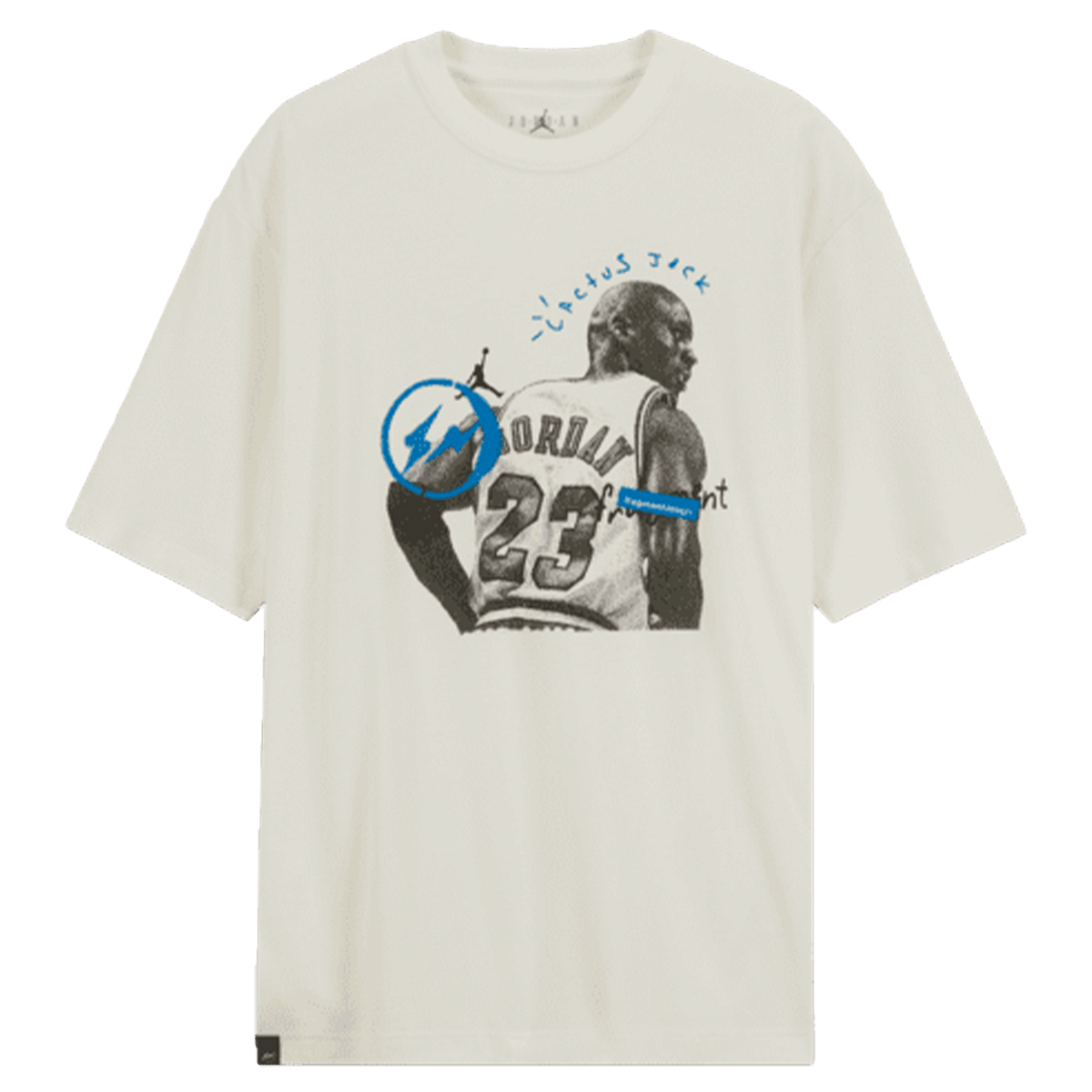 Air Jordan x Travis Scott x Fragment Short-Sleeve Tee 'White' - Kick Game