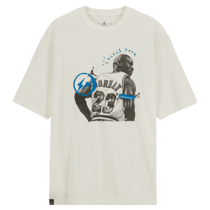 Air Jordan x Travis Scott x Fragment Short-Sleeve Tee 'White' - Kick Game