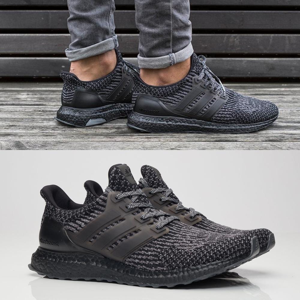adidas Ultra Boost 3.0 Core Black-Dark Grey - Kick Game