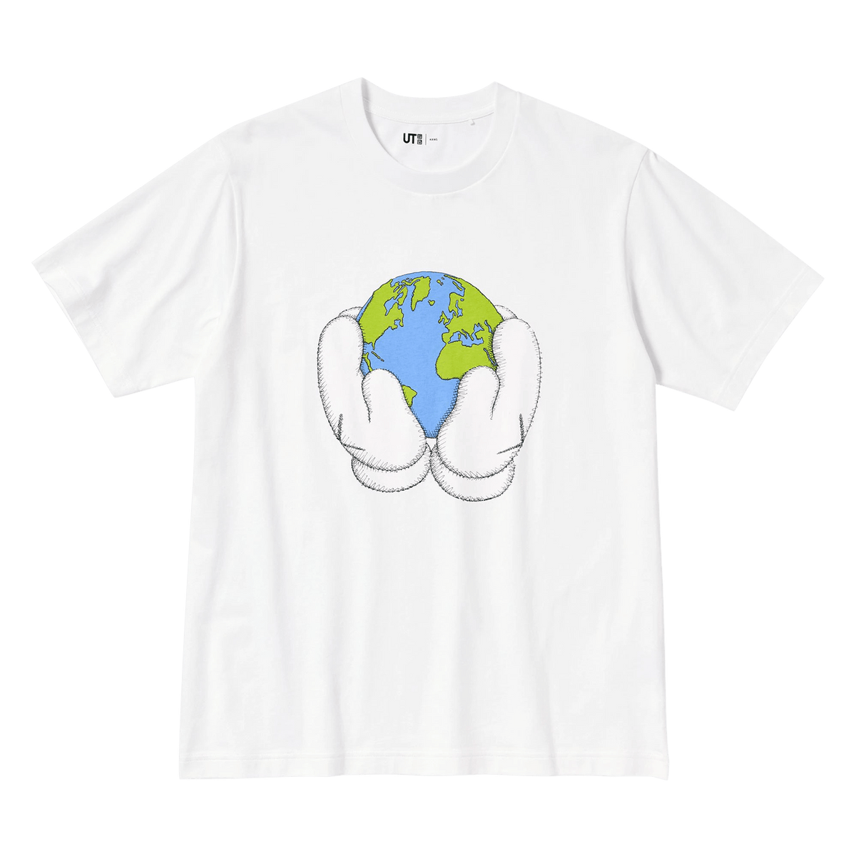 Copy of KAWS x UNIQLO Peace For All Tee White - CerbeShops
