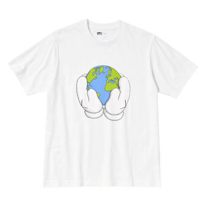 Copy of KAWS x UNIQLO Peace For All Tee White - Kick Game
