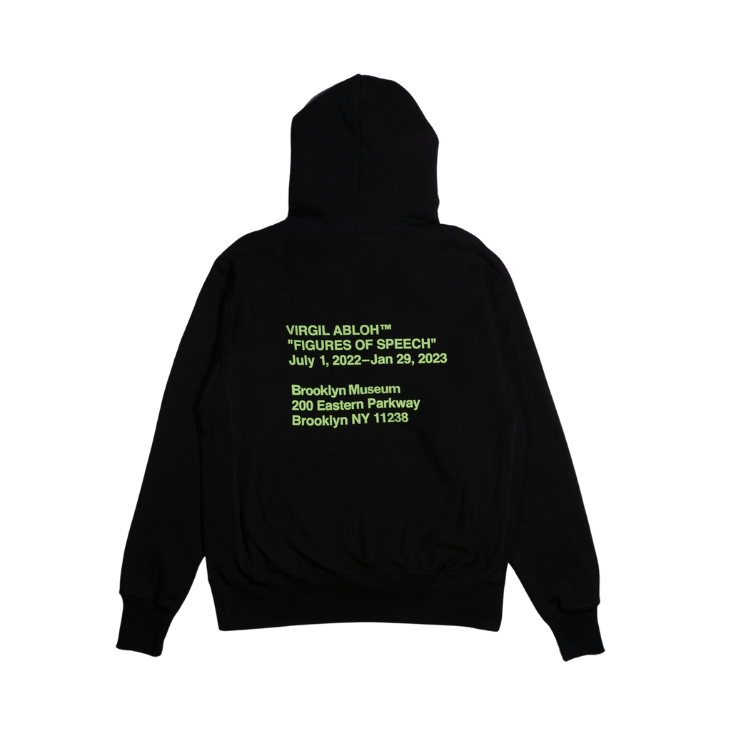 Virgil Abloh FOS Mickey BkM Hoodie 'Black' - Kick Game