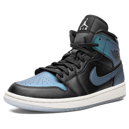 Air Jordan 1 Mid Wmns 'Metallic Turquoise' - Kick Game