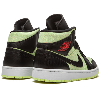 Air Jordan 1 Wmns Mid SE 'Black Barely Volt' - Kick Game