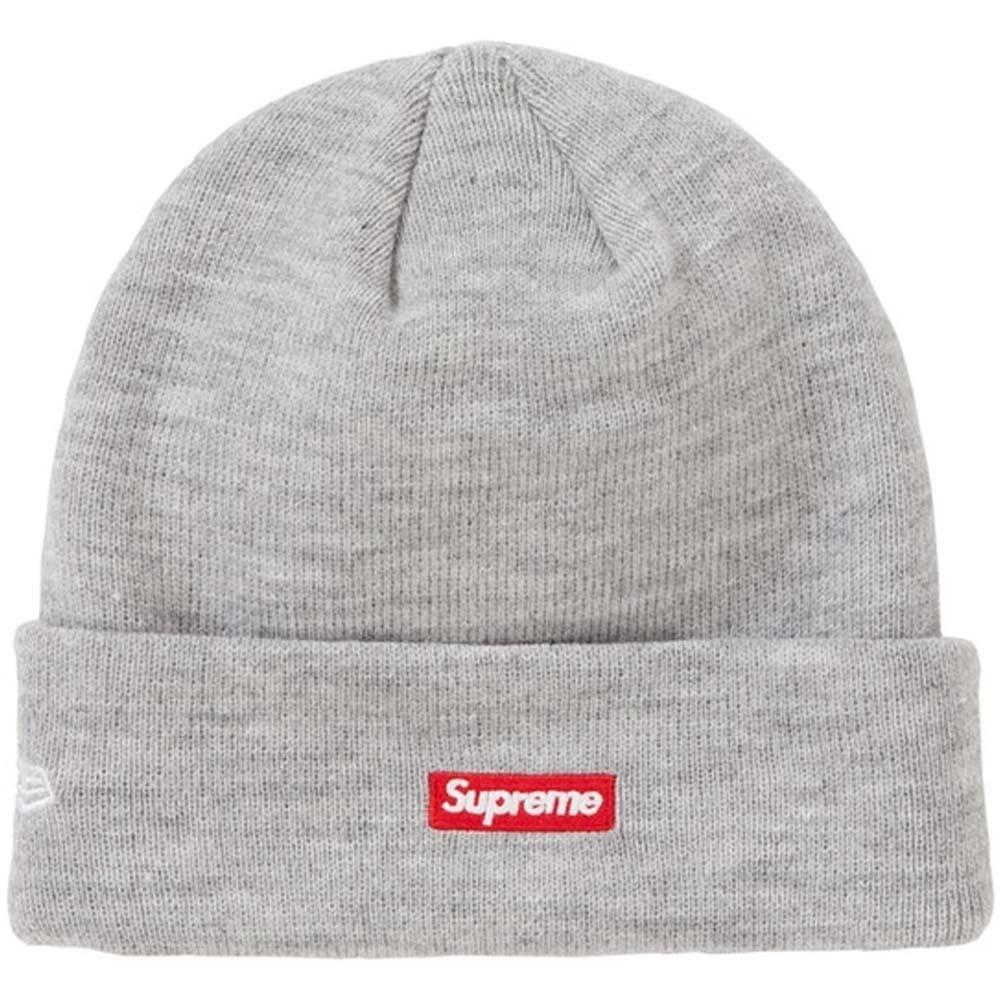 Supreme New Era S Logo Beanie (FW 19) Heather Grey - Kick Game