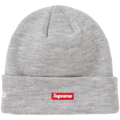 Supreme New Era S Logo Beanie (FW 19) Heather Grey - Kick Game