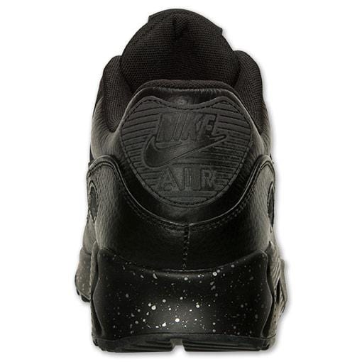 Nike Air Max 90 Premium Black-Metallic Silver - Kick Game