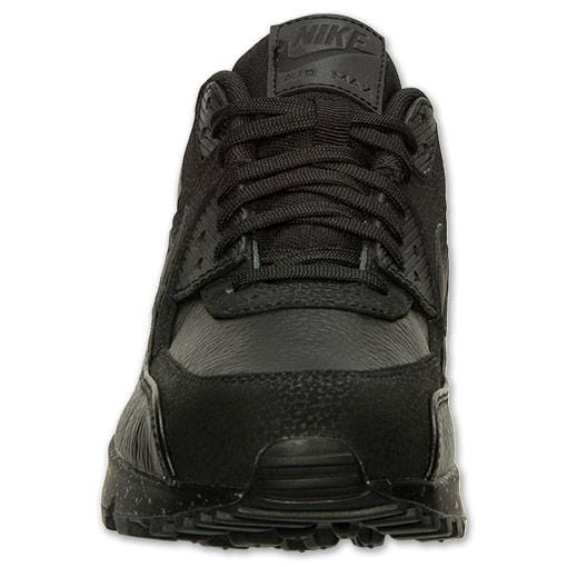 Nike Air Max 90 Premium Black-Metallic Silver - Kick Game