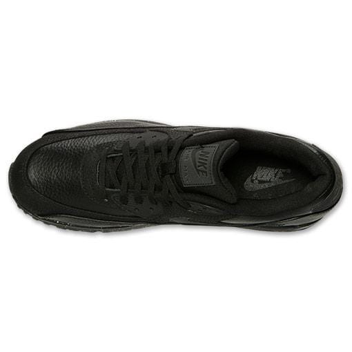 Nike Air Max 90 Premium Black-Metallic Silver - Kick Game