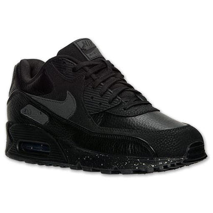 Nike Air Max 90 Premium Black-Metallic Silver - Kick Game